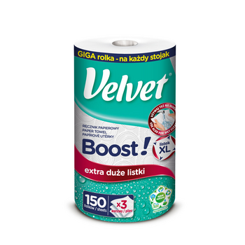 Ręcznik papierowy Velvet Boost! 1 rolka