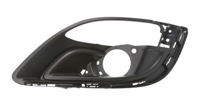 Opel astra j 12- рамка противотуманной фары решётка радиатора w бампер l фото №1