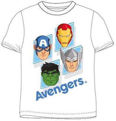 AVENGERS KOSZULKA CHŁOPIĘCA T-SHIRT MARVEL R128