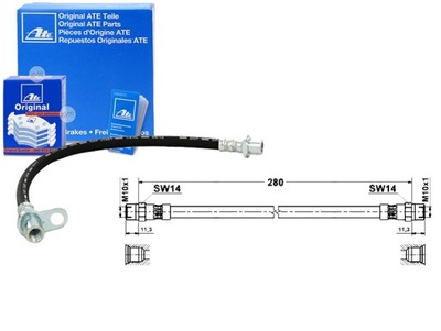 ATE ПАТРУБОК ТОРМОЗНОЙ MERCEDES /8 230.6 (114.015)