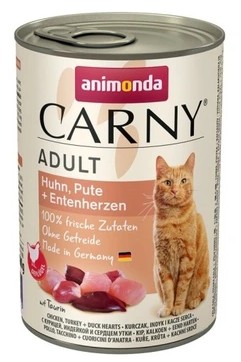 Animonda Carny 400g Kurczak indyk Kacze Serca