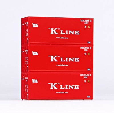 1:87 Kontener K Line 3 szt PIKO 56220