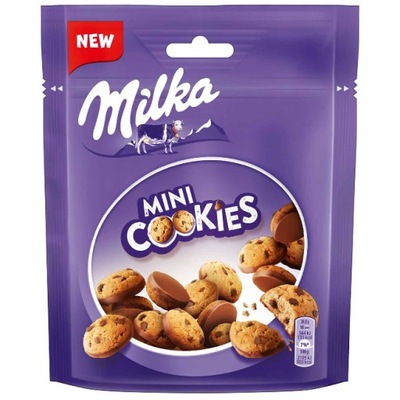 MILKA * MINI COOKIES MINI CIASTECZKA Z CZEKOLADĄ