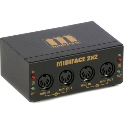 Miditech Midiface 2x2 - Interfejs MIDI/USB