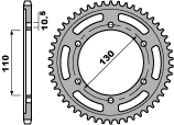 PBR KRUMPLIARATIS GALINĖ 4385 44 C45 SUZUKI GSXS 1000 15 