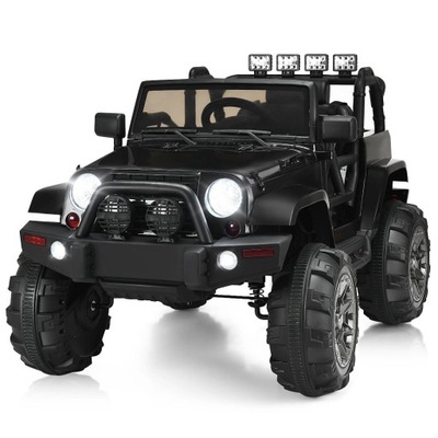 Elektryczny samochód dla dzieci Jeep Czarny