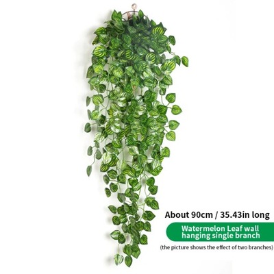 90CM sztuczna zielona roślina wisząca liść bluszc