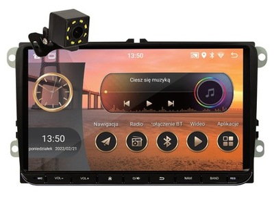 Radio samochodowe CP02 2DIN 9 cali ekran dotykowy Android/WiFi/GPS/CARPLAY