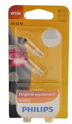 Żarówki Philips W5W 12961B2
