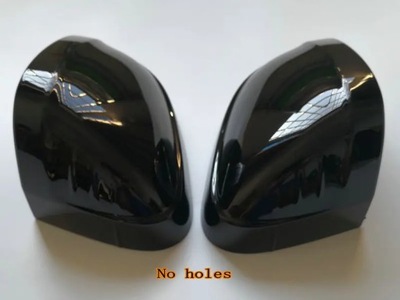 2PCS BLACK SIDE WING MIRROR CAPS PARA AUDI A4 A5 B9 2017 2018 2019 S4~60048  