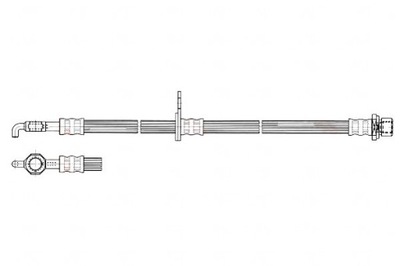 ПАТРУБОК ТОРМОЗНОЙ ELAST. TOYOTA AVENSIS COROLLA CO