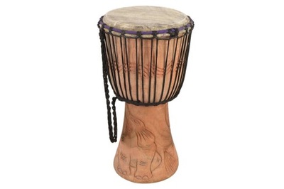 AFRO DRUM DJ09-1 Djembe 9 cali ręcznie drążone