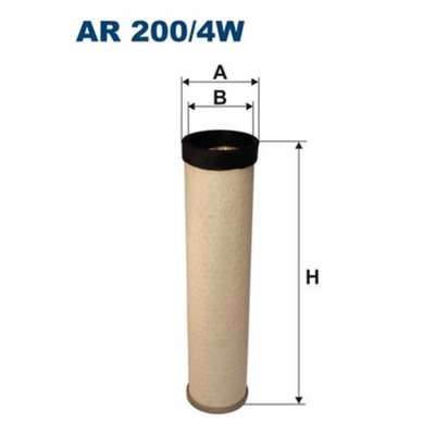 ФИЛЬТР ВОЗДУХА ВТОРИЧНЫЙ ФИЛЬТРON AR 200/4W