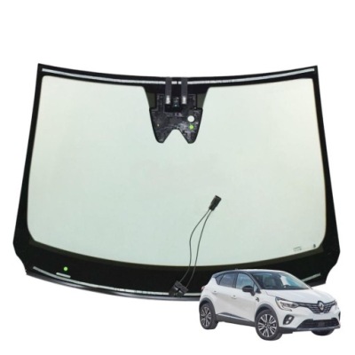 Скло лобове renault captur 5d suv 2019- зелений камера підігрів датчик vin фото №1