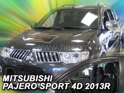 DEFLECTORES HEKO MITSUBISHI PAJERO SPORT DE 2013 2 PIEZAS  