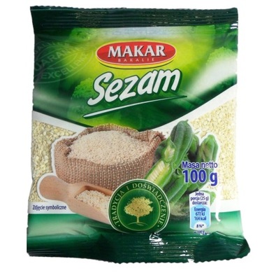 Sezam biały łuskany 100g