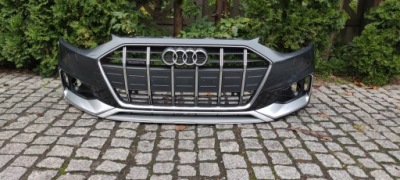 Audi a4 b9 8w0 allroad lift перед бампер передній решітка радіатора ew. black фото №1