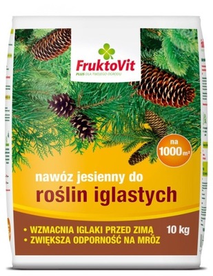 Nawóz jesienny do iglaków 10kg FruktoVit Florovit