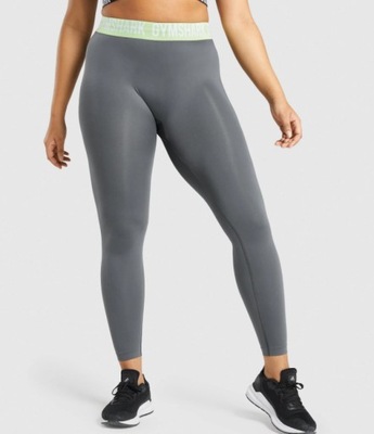 GYMSHARK LEGGINSY SZARE SPORTOWE S 1A1F3_C*