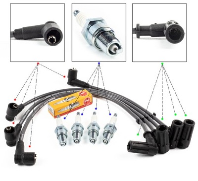 ACCIONAMIENTO + BUJÍAS NGK FIAT PANDA UNO 1.0 1.1 85-93  