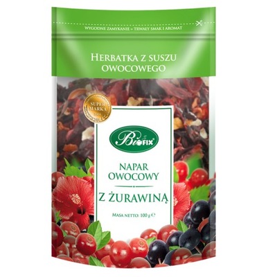 SUSZ OWOCOWY Z ŻURAWINĄ 100g