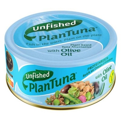 PlanTuna - zamiennik tuńczyka - w oliwie z oliwek Unfished, 150g (Unfished