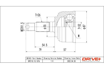 DRIVE+ LANKSTAS PUSAŠIO IŠORINIS HONDA ACCORD 2 0 I 16V CA 5 98KW 10 