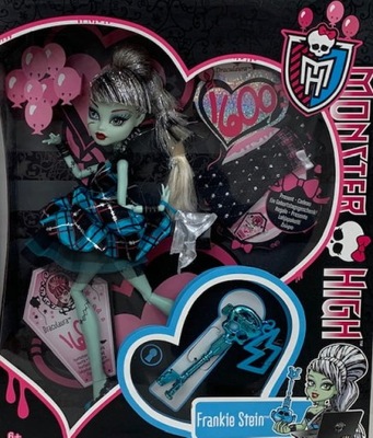 Unikatowa Monster High Frankie Stein.