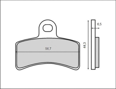 BRENTA ZAPATAS DE FRENADO KH291 (GAS GAS) (FT 3039)  