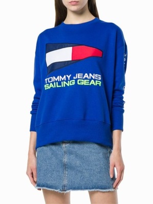 Bluza Tommy Jeans Sailing Gear niebieska r. S