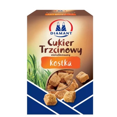 Diamant Cukier Trzcinowy Kostka 500g