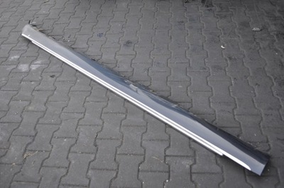 Audi a8 d4 long молдинг накладка поріг права sedan хром фото №1