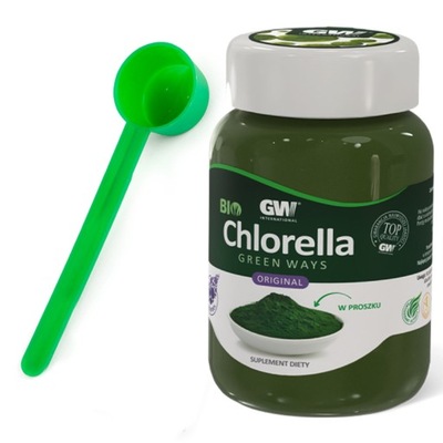 BIO Chlorella Pyrenoidosa Sorokiniana Green Ways Odchudzanie DETOX+ miarka