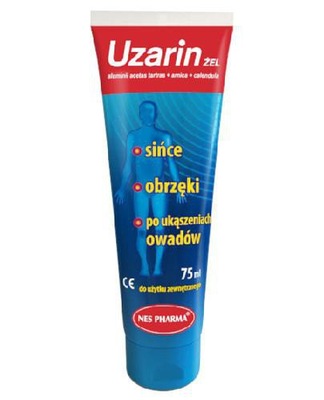 Uzarin żel na sińce obrzęki ukąszenia owadów 75 ml