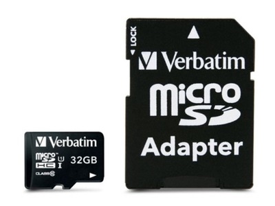 KARTA PAMIĘCI VERBATIM MICRO SDHC 32GB CLASS 10