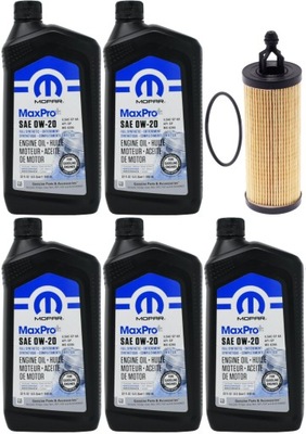 Mopar 0w20 + фільтр dodge ram 1500 3,6 2022- фото №1