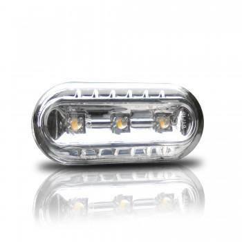 ПОВОРОТНИКИ БОКОВЫЕ VW SEAT FORD LED (СВЕТОДИОД ) ХРОМ