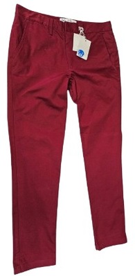 Boden męskie spodnie bordowe W32L32 32/32