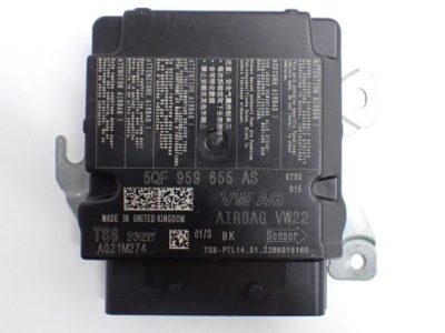 Датчик подушек подушка безопасности 5qf959655as vw crafter ii 7c 22r фото №1
