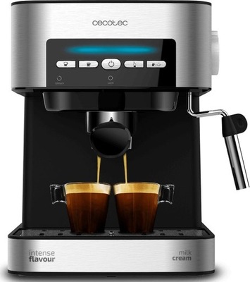 Kolbowy ekspres ciśnieniowy Cecotec Power Espresso 20 Matic 850 W srebrny