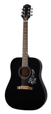 Epiphone Starling Square Shoulder Ebony Gitara akustyczna czarna