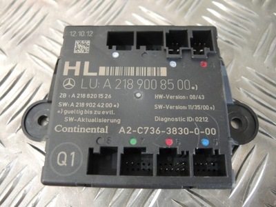 Модуль дверь левый задняя mercedes w218 a2189004014 фото №1