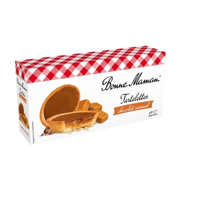 Bonne Maman Choco Caramel tarteletky karamel 135g