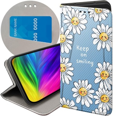 ETUI Z KLAPKĄ DO HUAWEI P8 LITE WZORY CYTATY MOTYWATORY MYŚLI HASŁA FUTERAŁ