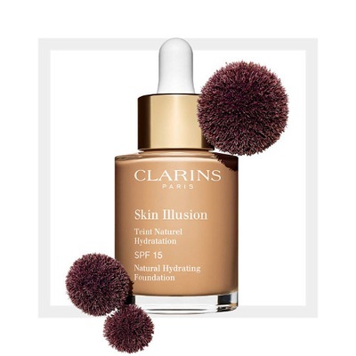 Clarins Skin Illusion 110 Honey, SPF 15