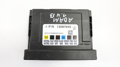 Opel adam модуль блок керування комфорту 13587649 фото №1