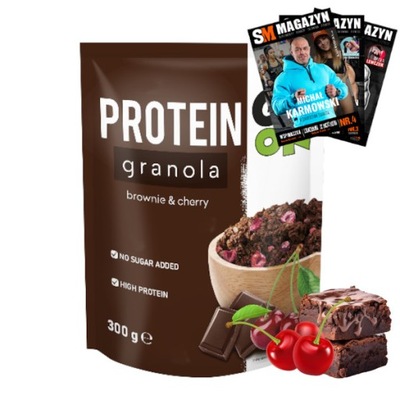 SANTE GO ON PROTEIN GRANOLA 300 g BIAŁKO PROTEINOWE BŁONNIK WITAMINY