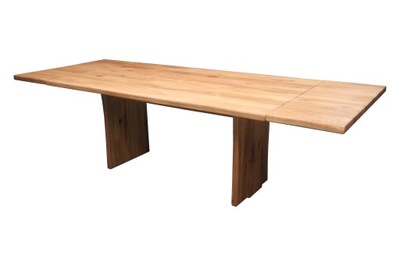 Stół Rozkładany Dębowy 180-260 Drewniany 4 cm BLAT