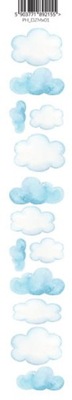 Chmurki - 3x pasek Chmury do wycięcia Paper Heaven