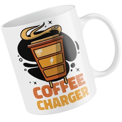 KUBEK COFFEE CHARGER KAWA ŁADUJE DLA KAWOSZA